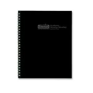 Academic Monthly/Weekly Planner, 2024-2025, Charcoal