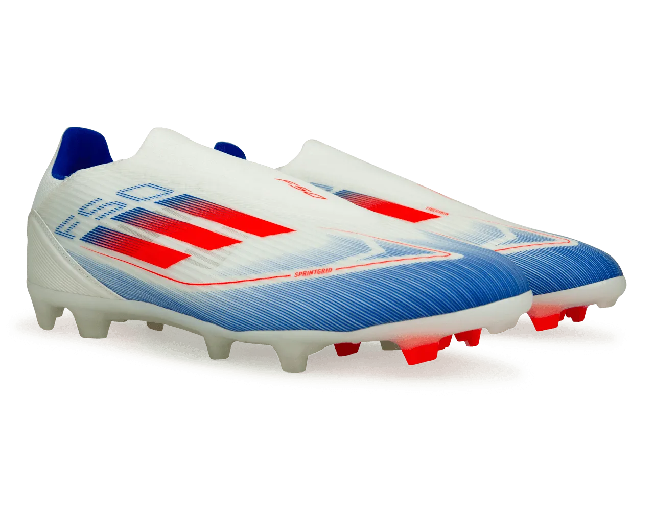 adidas Men's F50 League LL FG/MG White/Lucid Blue