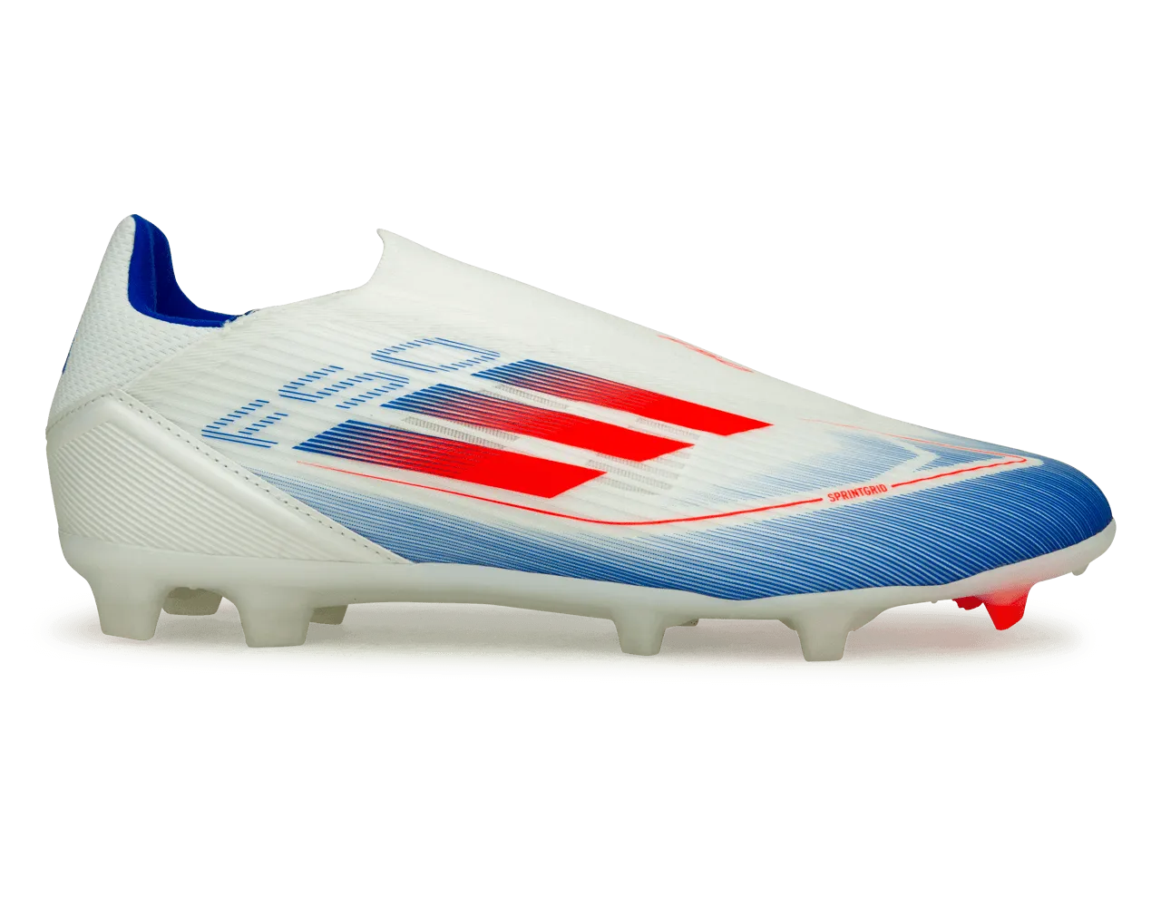 adidas Men's F50 League LL FG/MG White/Lucid Blue
