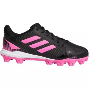 Adidas Youth PureHustle 2 Softball Cleats Black-Pink: H02349