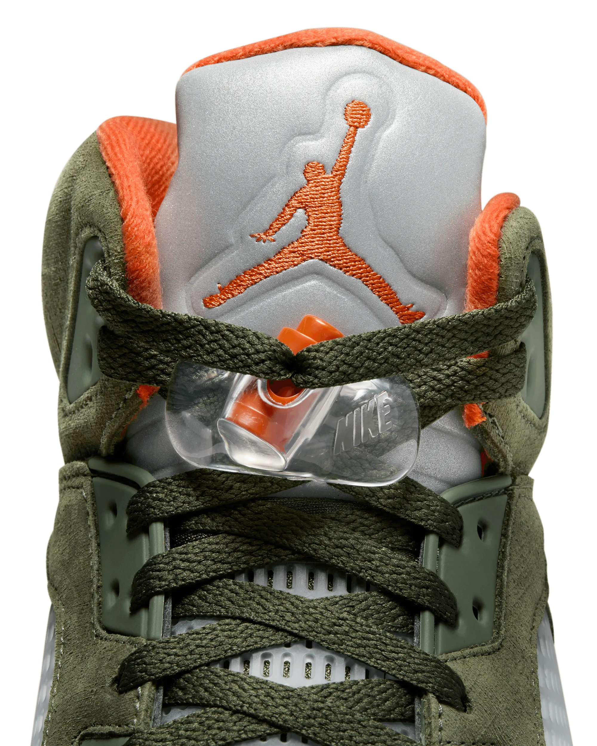 Air Jordan 5 Retro - Army Olive / Solar Orange