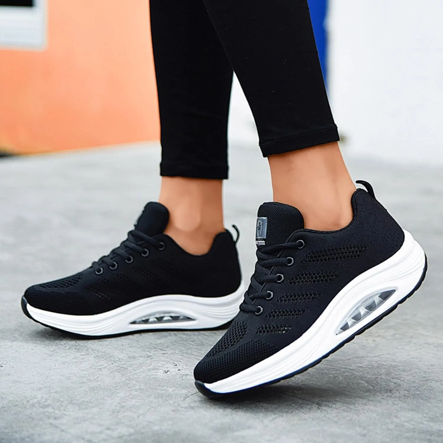 Arch Support Sneakers for Women Non Slip Comfortable Breathable Workout Gym Sports Shoes Mesh Orthopedic Shoe