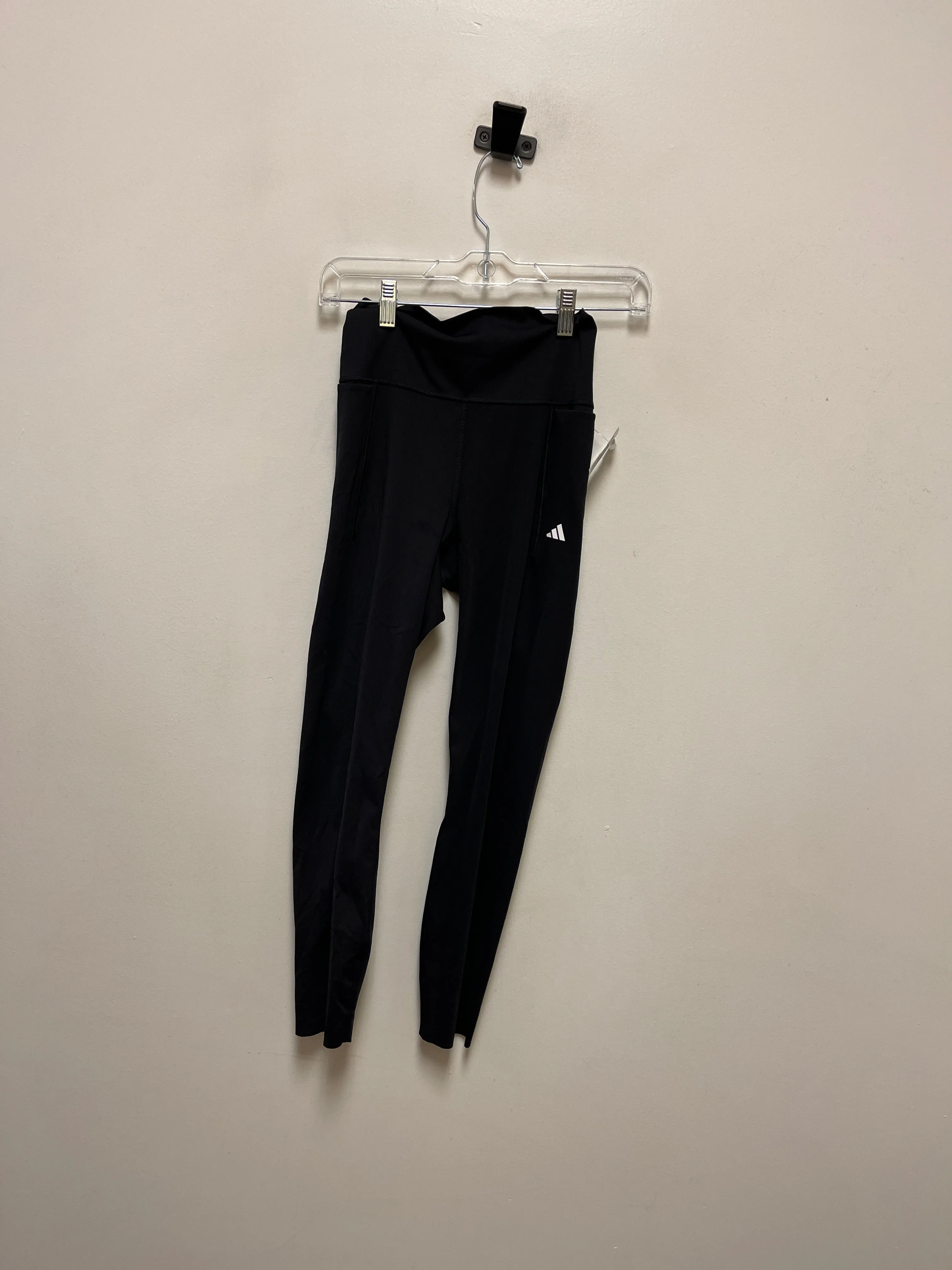 Athletic Leggings By Adidas In Black, Size: S