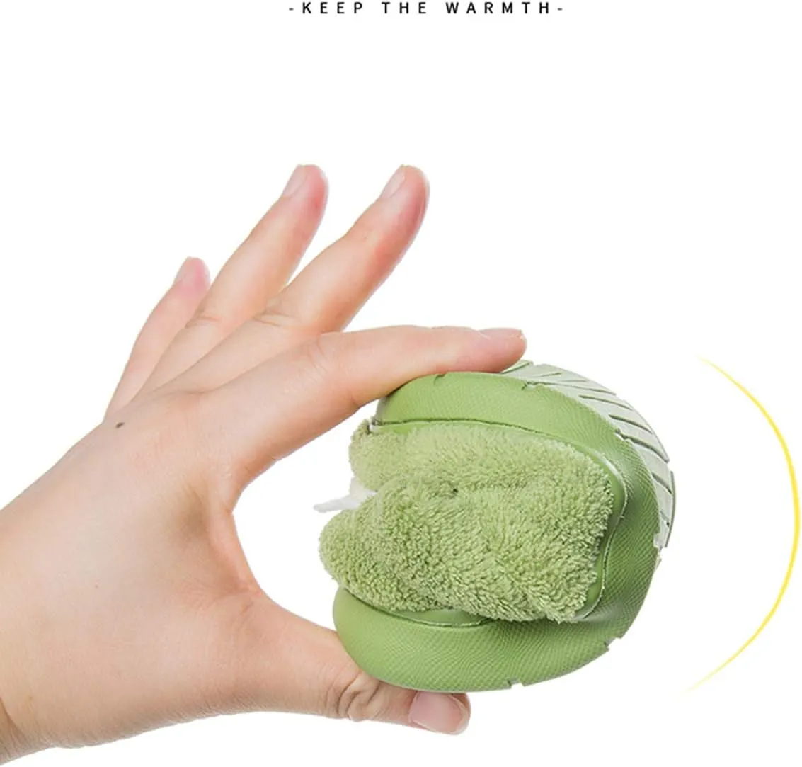 Boys Girls Warm Dinosaur House Slippers Toddler Kids Fuzzy Indoor Bedroom Shoes