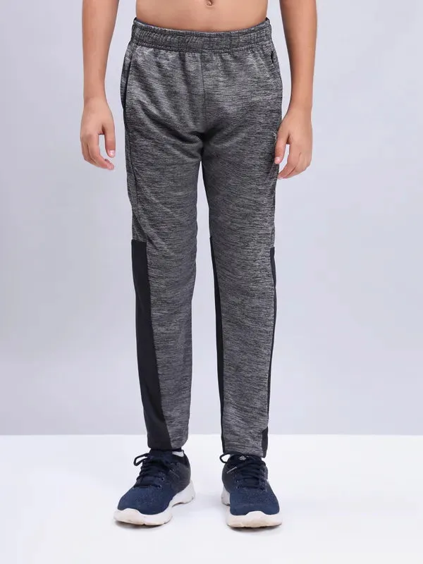 Boys Melange Slim Fit Trackpants with TECHNO GUARD