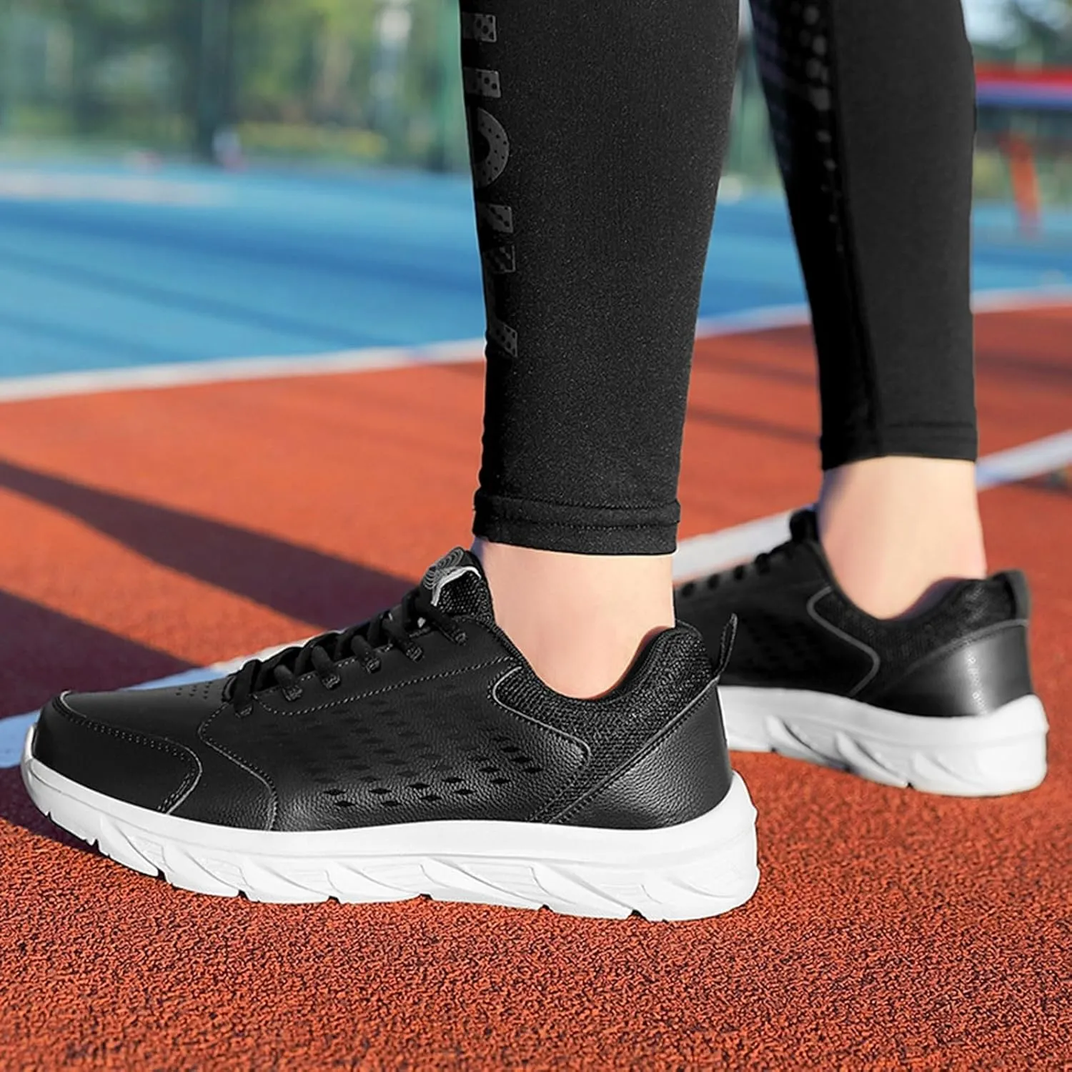 Casual Shoes for Men Spring and Men's Sneakers Flat Soft Bottom Lightweight Lacing Solid Color Comfortable Casual