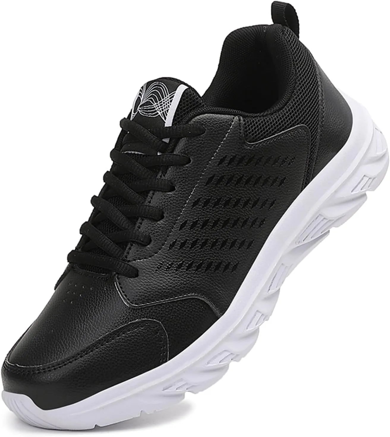 Casual Shoes for Men Spring and Men's Sneakers Flat Soft Bottom Lightweight Lacing Solid Color Comfortable Casual