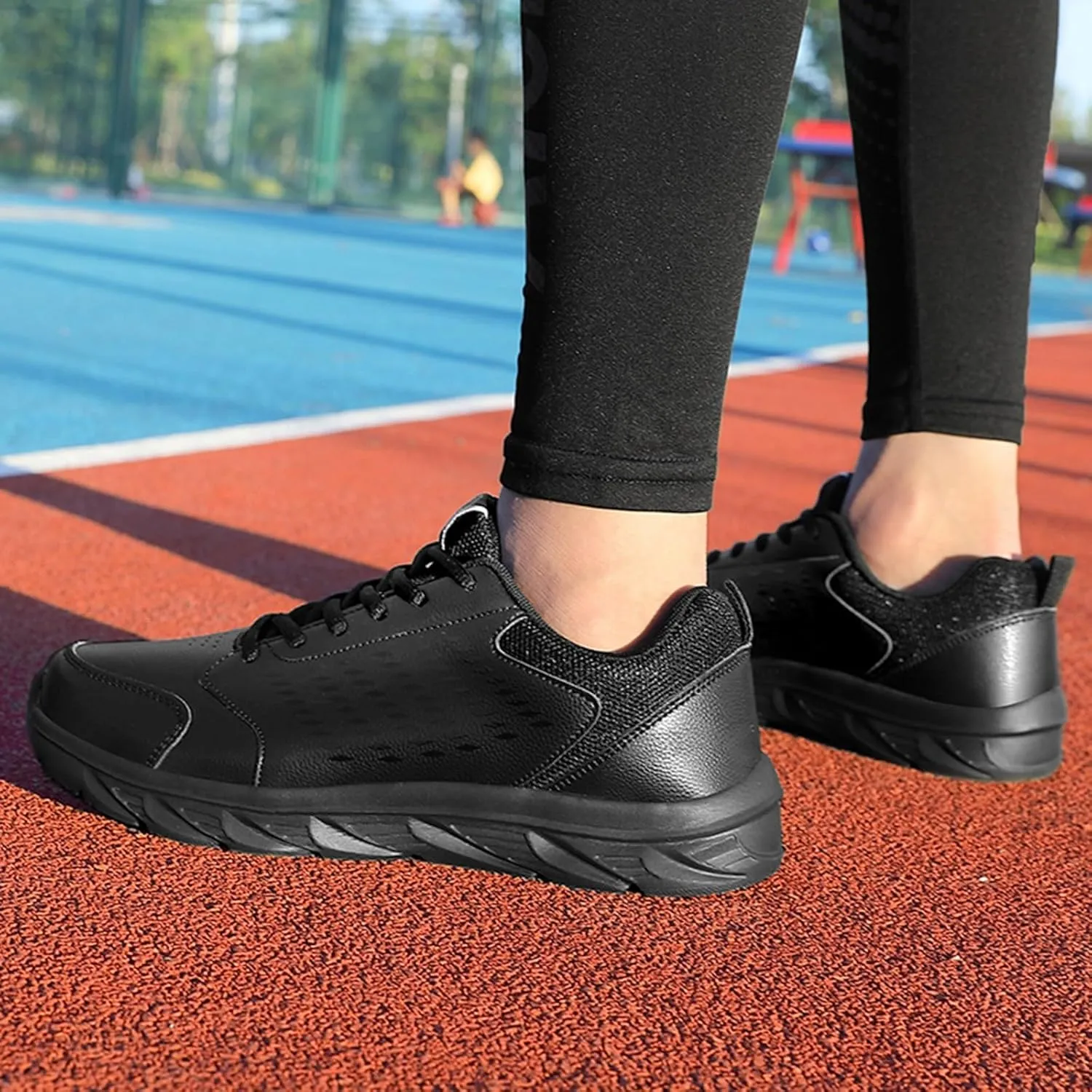 Casual Shoes for Men Spring and Men's Sneakers Flat Soft Bottom Lightweight Lacing Solid Color Comfortable Casual