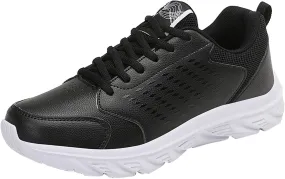 Casual Shoes for Men Spring and Men's Sneakers Flat Soft Bottom Lightweight Lacing Solid Color Comfortable Casual