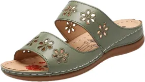 Dark Orthopedic Sandals for Women Orthotic Rubber Sandals for Women Orthopedic Strappy Sandals with Arch Support Orthotic Womens Comfy Supportive Dressy Black Flat Sandals Orthopedic Shoes for Bunion