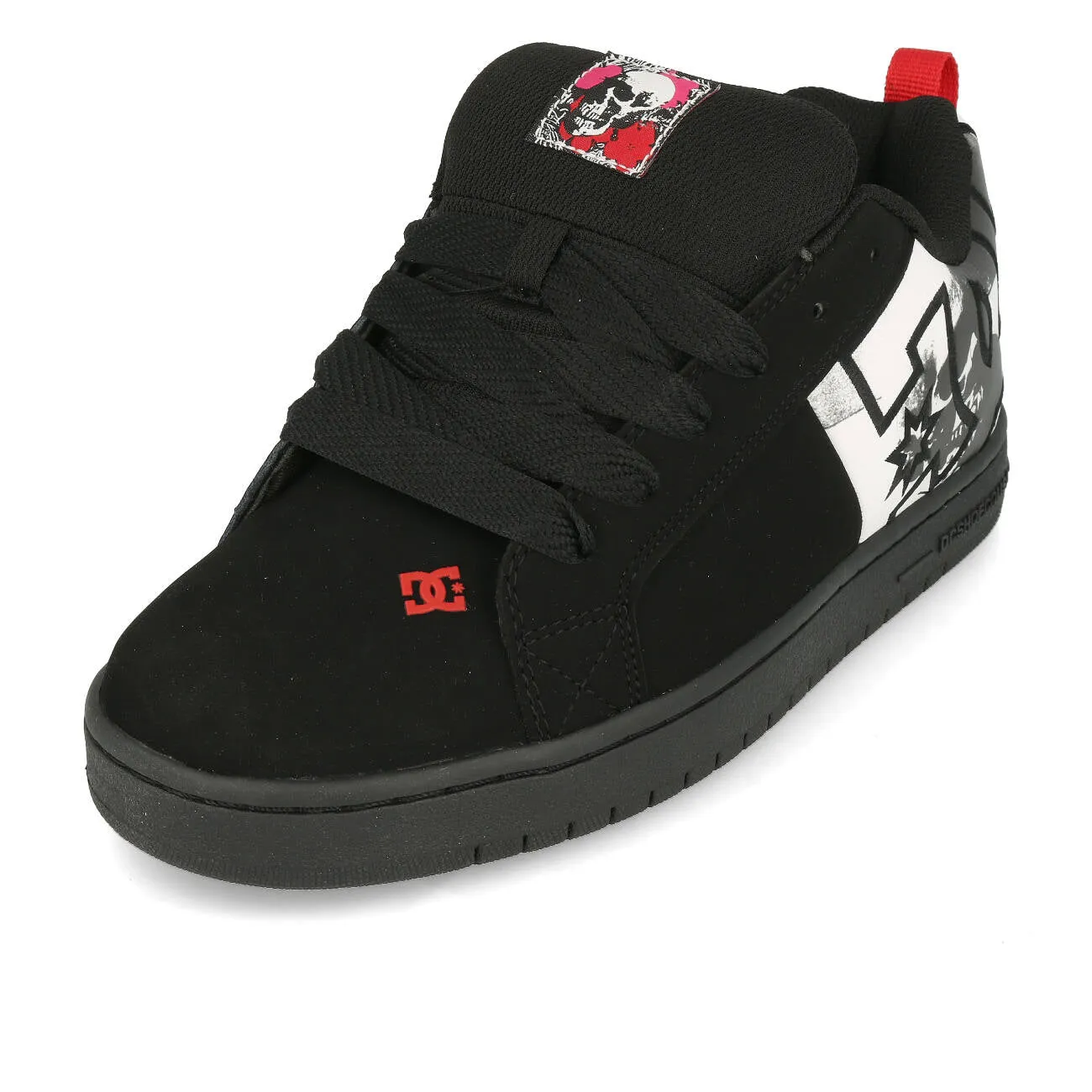 DC X Andy Warhol AW Court Graffik SQ Herren Black Black Red
