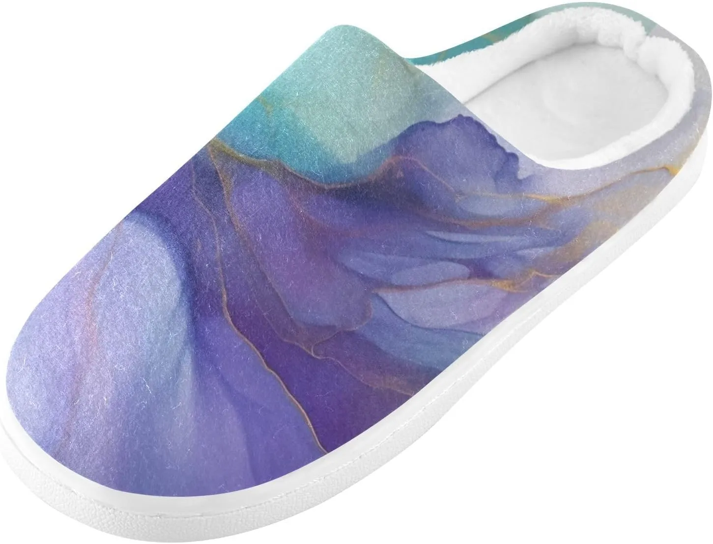 Fire Water Flame Dragon Animal Slippers for Women Men Indoor Slippers Memory Foam Fuzzy Slippers House Shoes for Indoor Outdoor Size 6/7