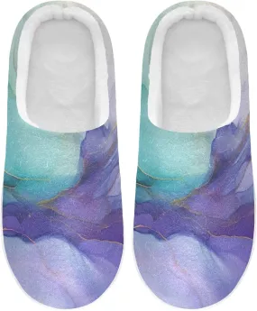 Fire Water Flame Dragon Animal Slippers for Women Men Indoor Slippers Memory Foam Fuzzy Slippers House Shoes for Indoor Outdoor Size 6/7