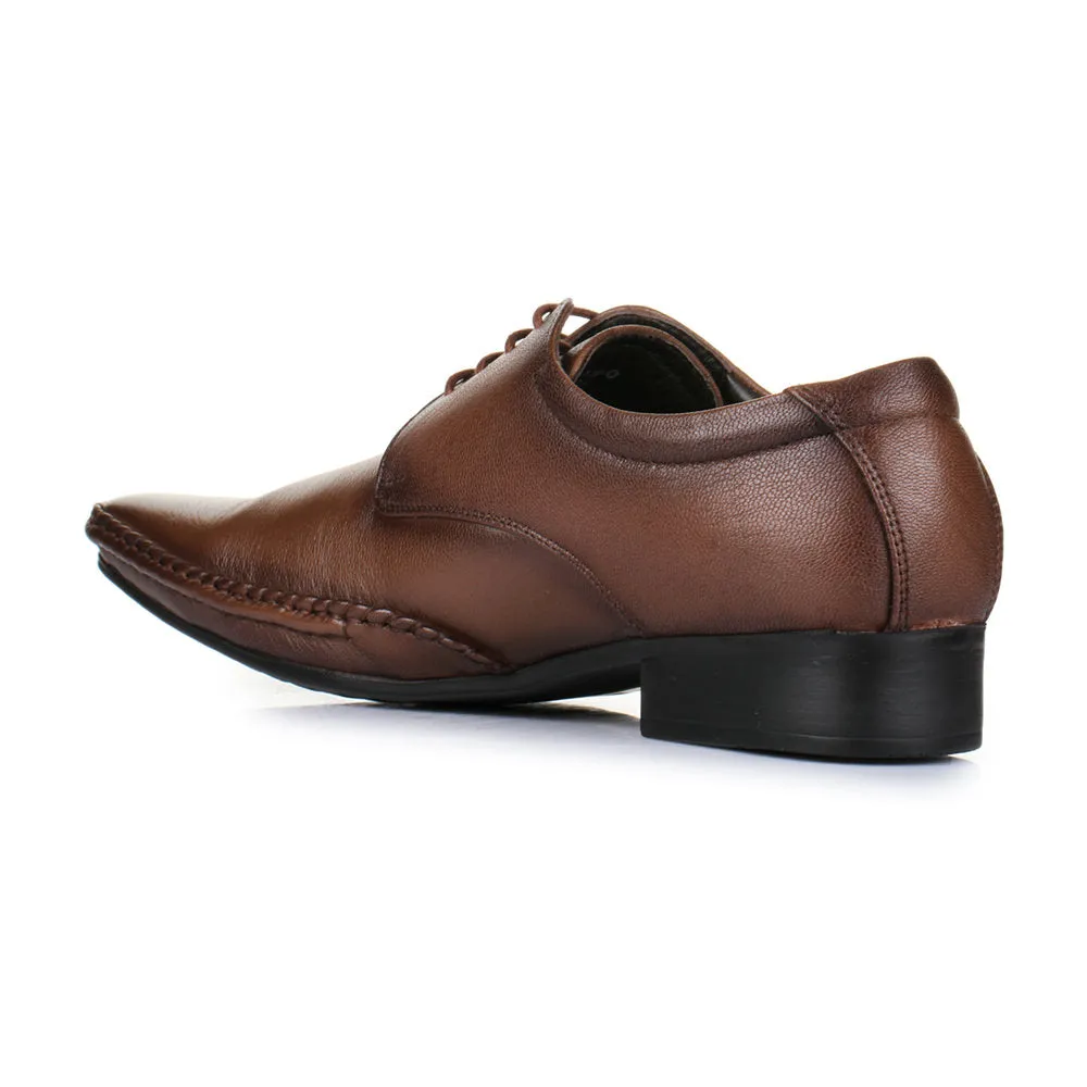 Mens Brown Fortune Balmoral Shoes JJP-10 by Liberty – Elegant Formal Footwear