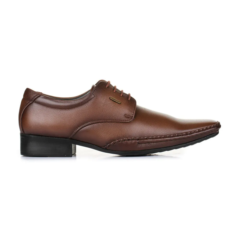 Mens Brown Fortune Balmoral Shoes JJP-10 by Liberty – Elegant Formal Footwear