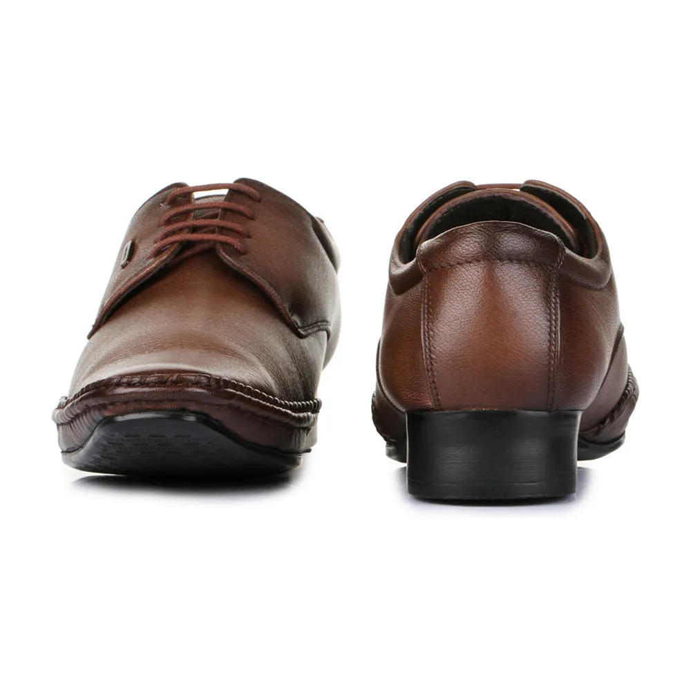 Mens Brown Fortune Balmoral Shoes JJP-10 by Liberty – Elegant Formal Footwear