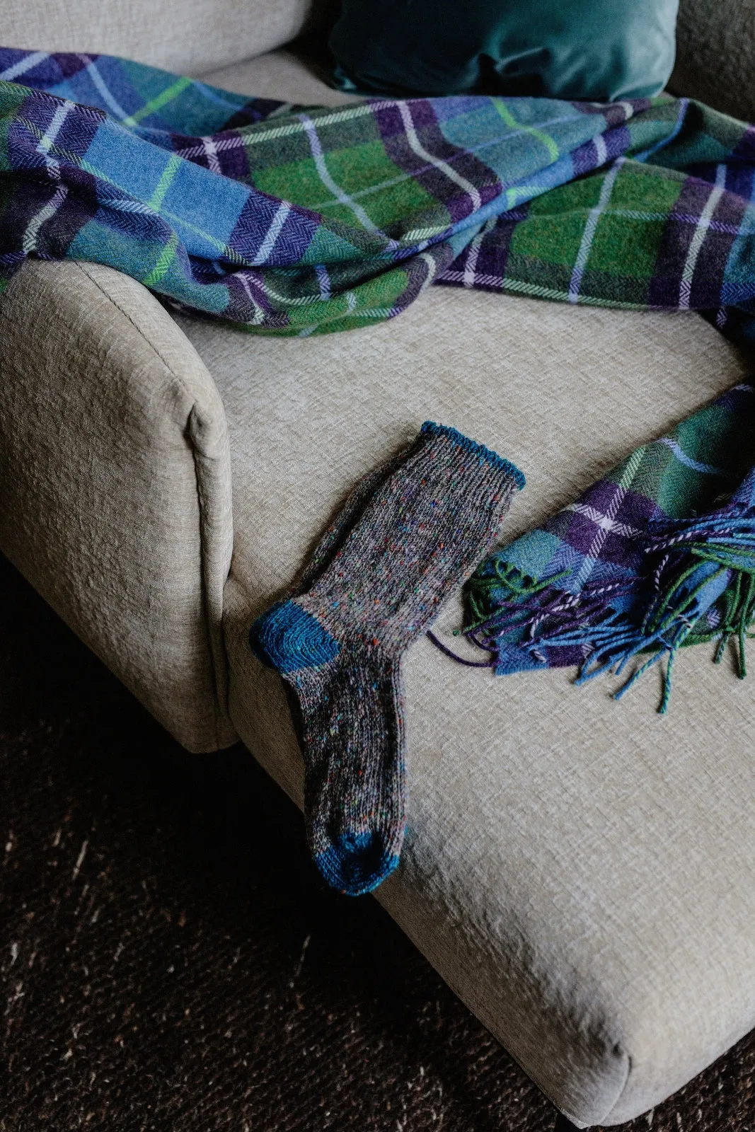 Foxford Mens Walking Socks Grey