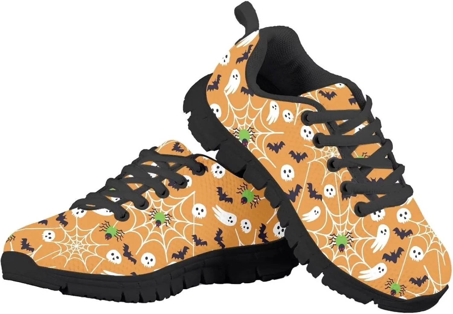 Gomyblomy Unisex Child Breathable Ultralight Mesh Rubber Flat Shoes, Suitable for Gym Sports Tennis Jogging