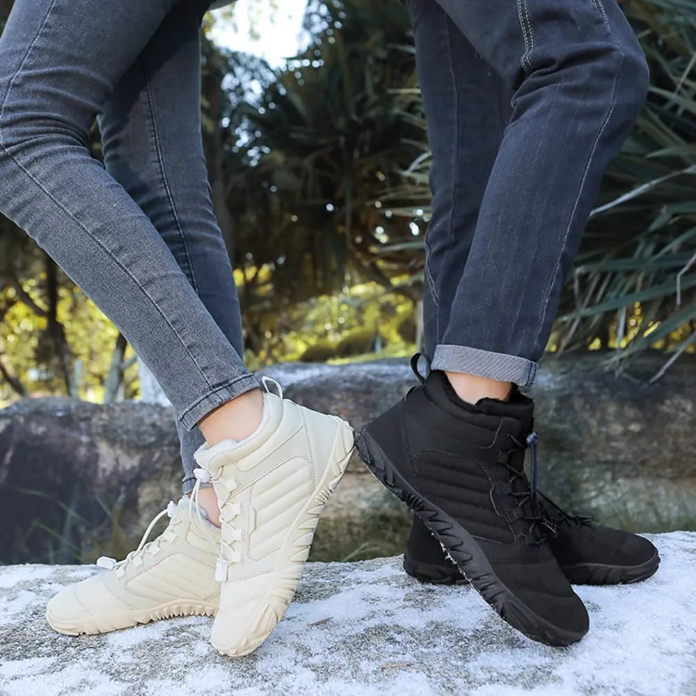 Hike Winter Footwear Barefoot Womens, Walking Hiking Winter Barefoot Shoes Women, Barefoot Shoes Men Women Waterproof Wide Toe Box Boots