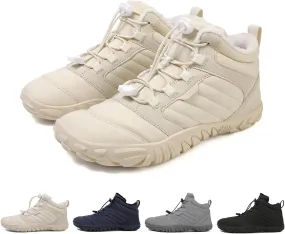 Hike Winter Footwear Barefoot Womens, Walking Hiking Winter Barefoot Shoes Women, Barefoot Shoes Men Women Waterproof Wide Toe Box Boots