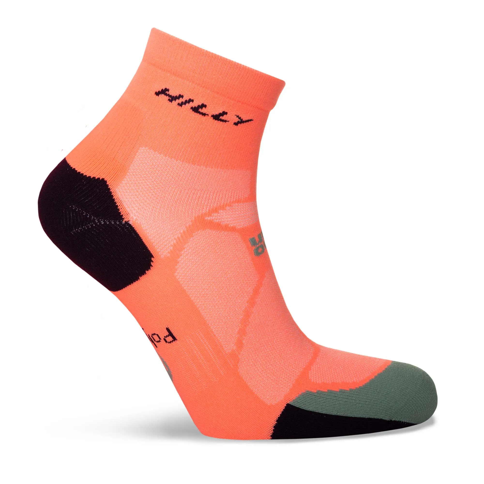 Hilly | Unisex Marathon Fresh Anklet Running Socks - Neon Candy