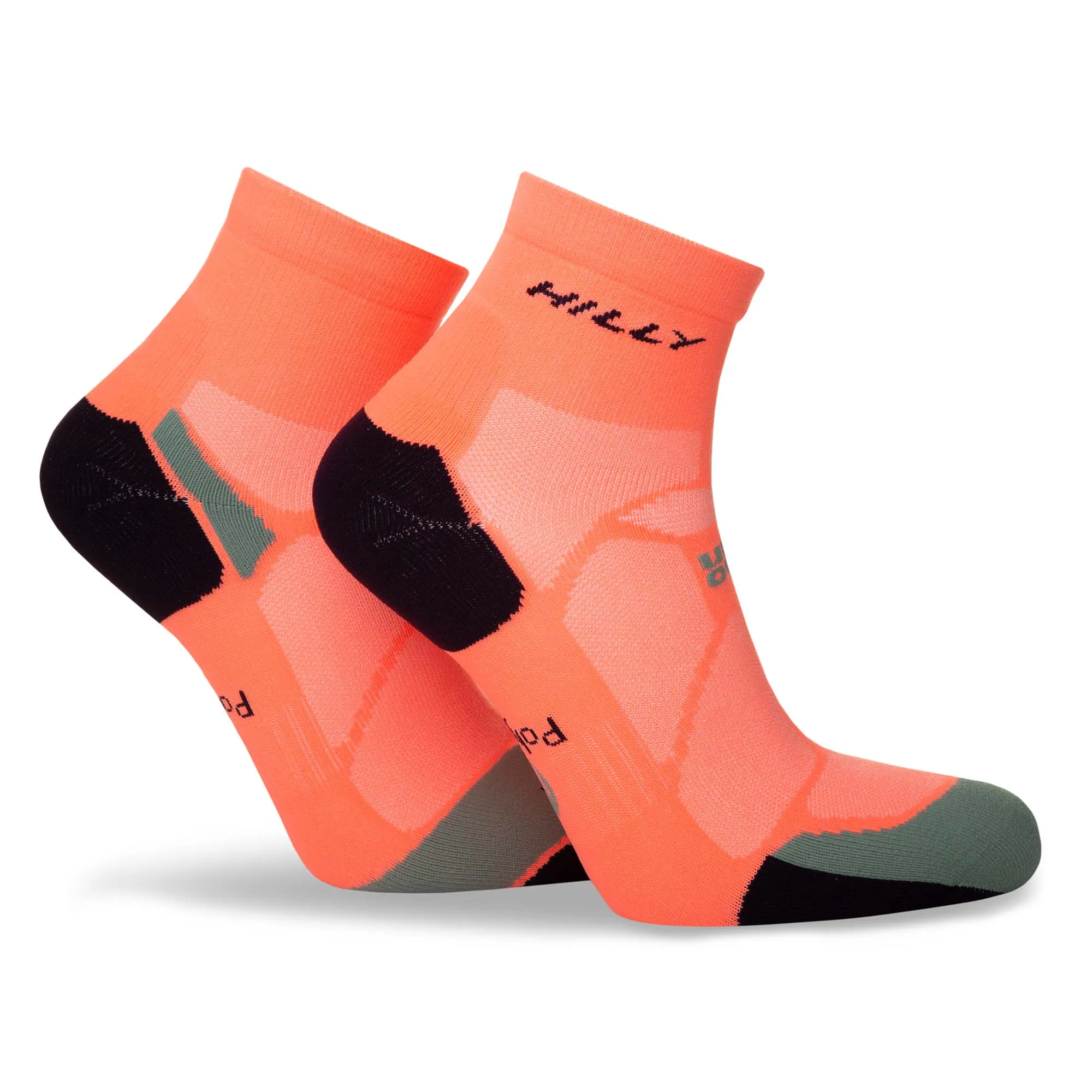 Hilly | Unisex Marathon Fresh Anklet Running Socks - Neon Candy