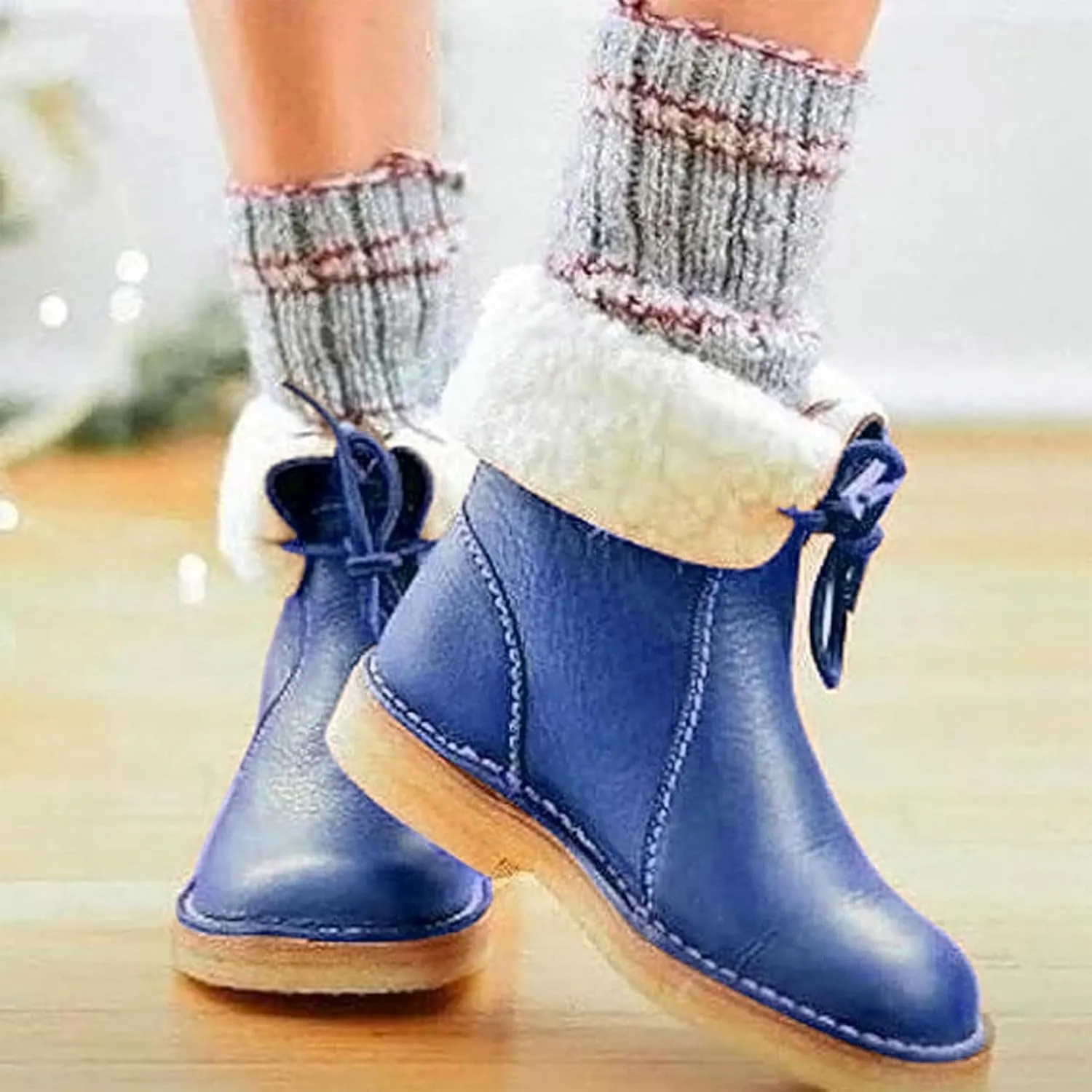 Insulated Winter Walking Shoes for Men Non-Slip Snow Shoes for Men Barefoot Womens Winter