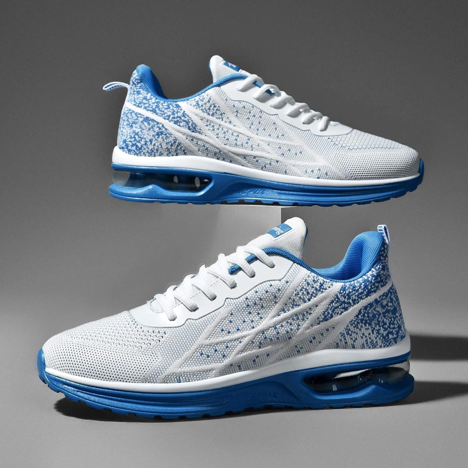 JARLIF Men's Lightweight Athletic Running Shoes Breathable Sport Fitness Gym Jogging Sneakers (Size 6.5-12.5)