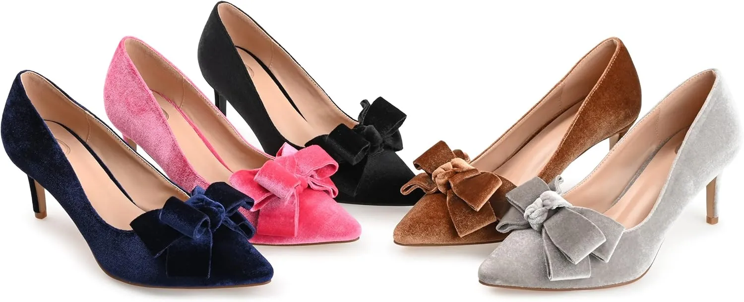 Journee Collection Women's Crystol Pump
