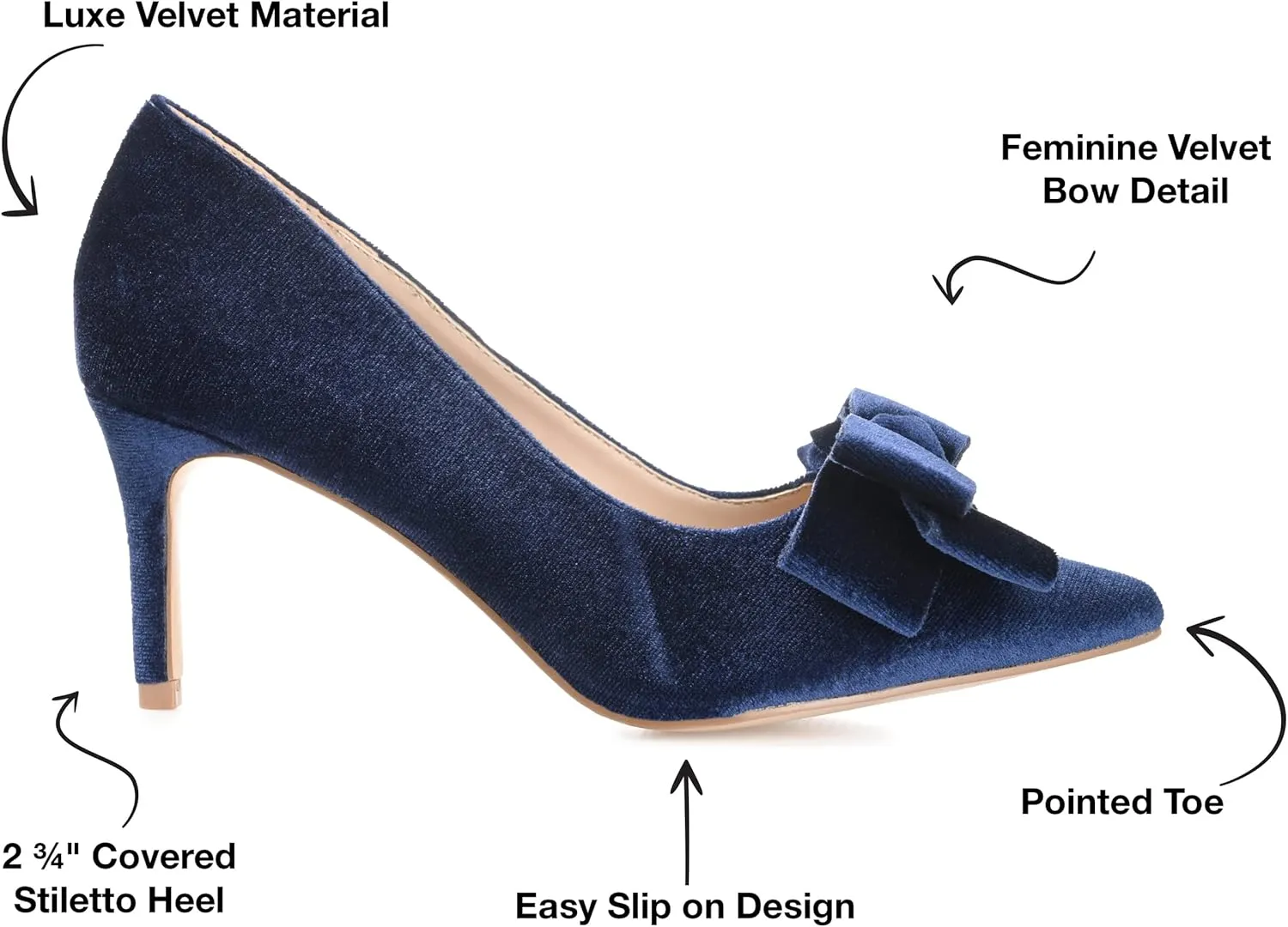 Journee Collection Women's Crystol Pump