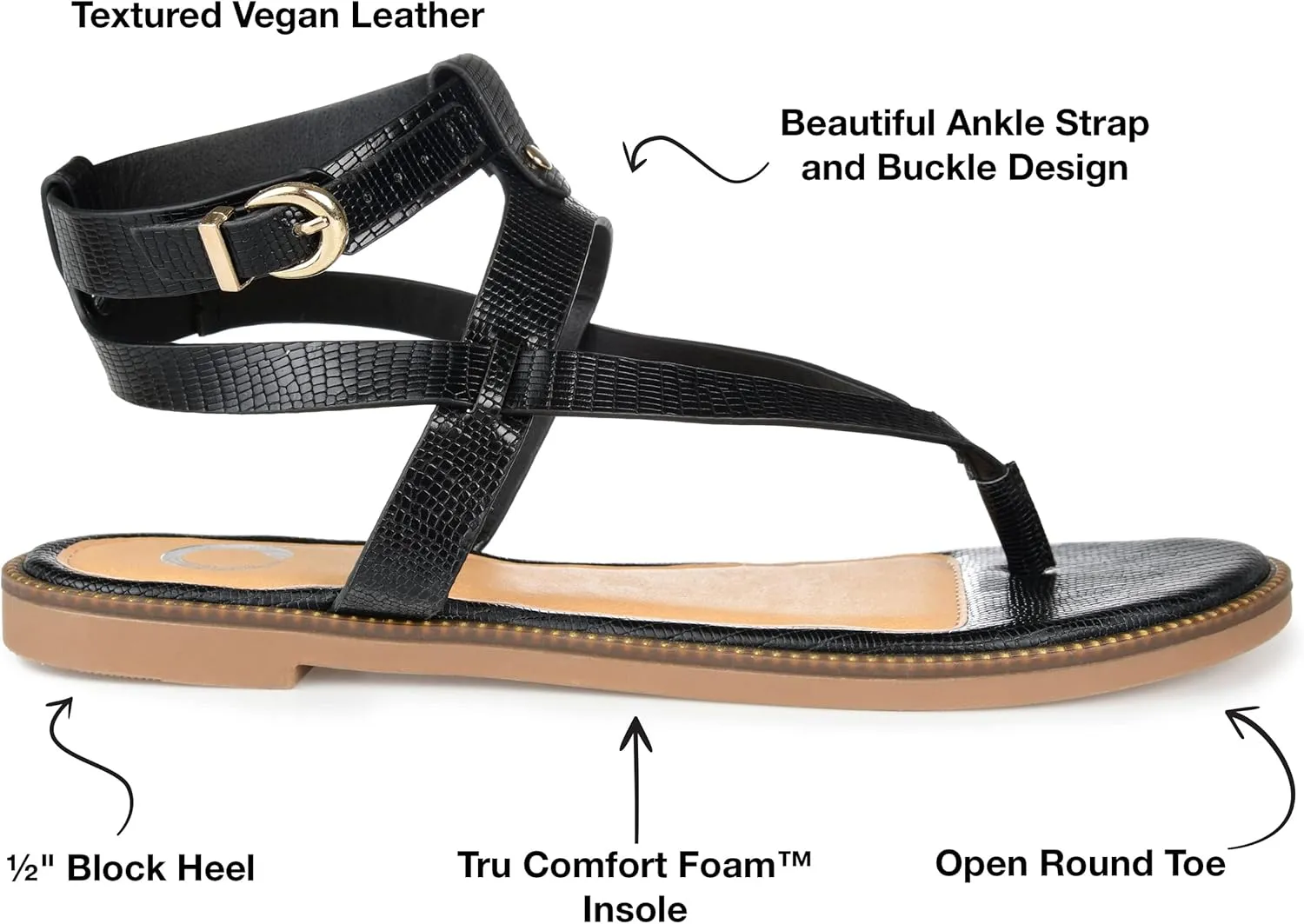 Journee Collection Women's Flat Sandals