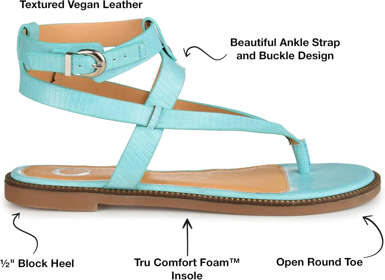 Journee Collection Women's Flat Sandals