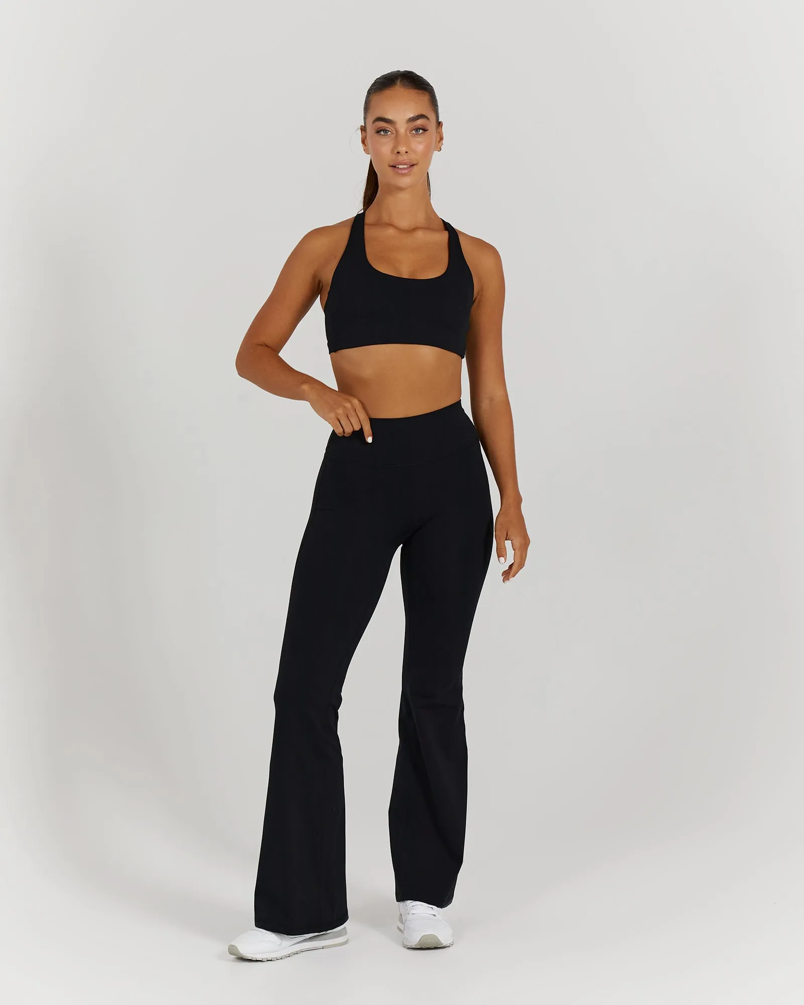 LUXE BELLA FLARES - BLACK