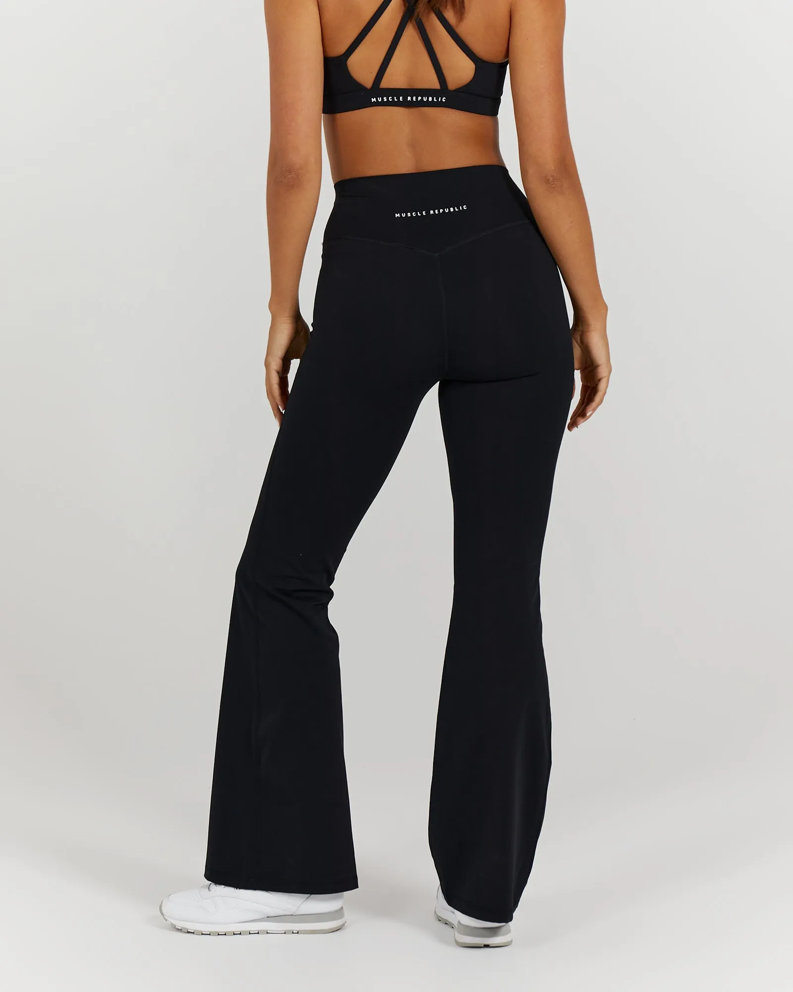 LUXE BELLA FLARES - BLACK