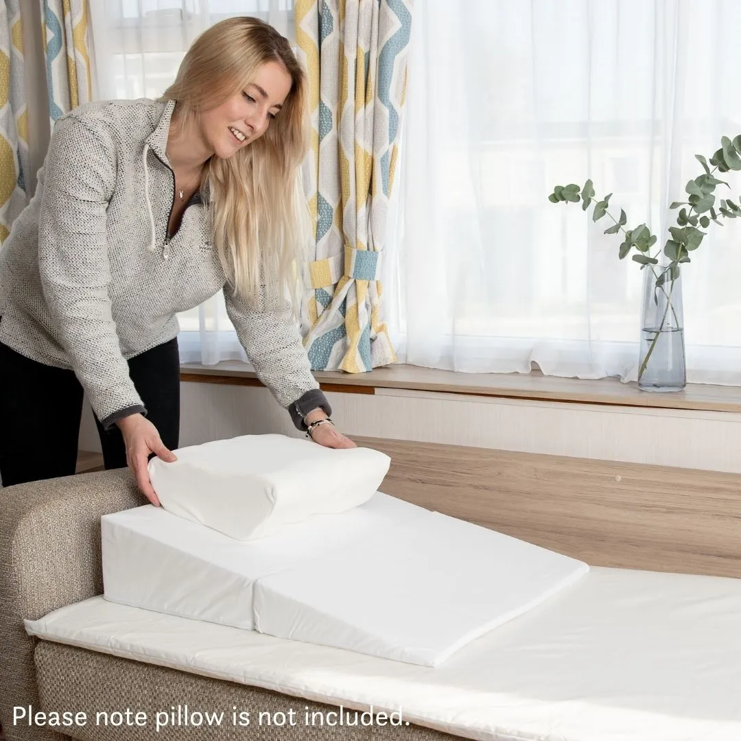 Memory Foam Travel Folding Acid Reflux Bed Wedge - Travel Bag