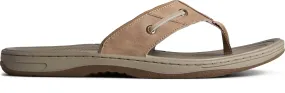 Men's Baitfish Thong Leather - Taupe