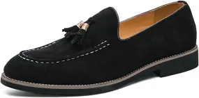 Men's Loafers Dress Shoes Slip-on Formal Tassel Tuxedo Suit Shoes