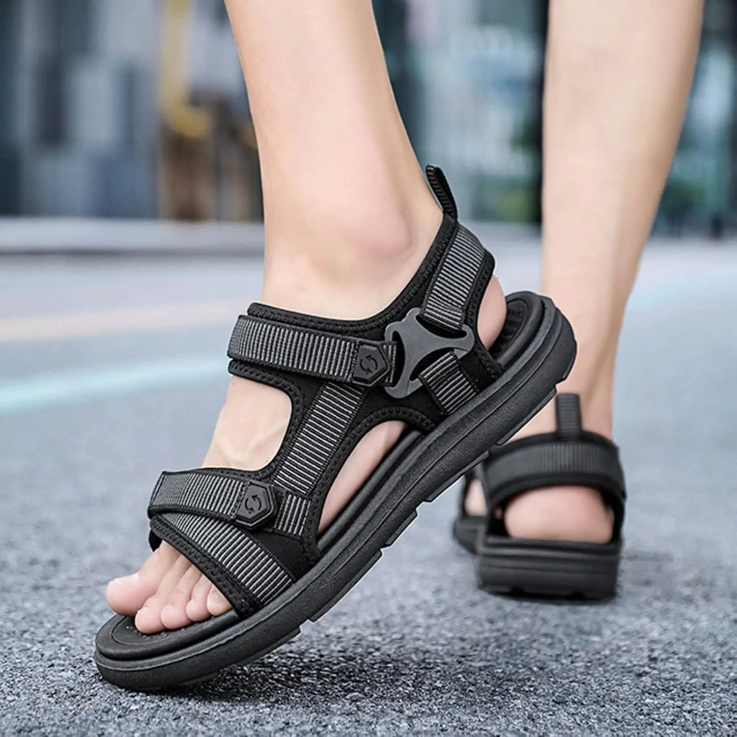 Mens Sandals Sandal for Men Mens Beach Sandals Non Slip Outdoor Hiking Comfort Beach Sandal