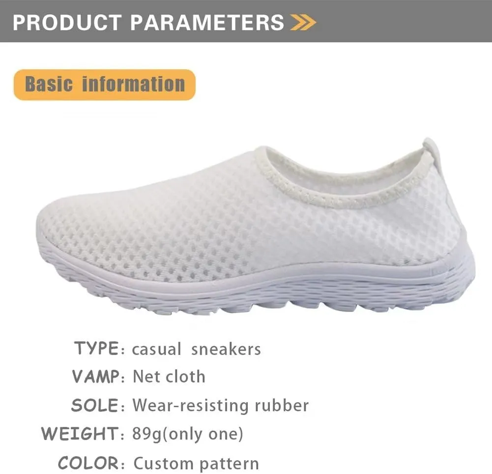 Mesh Sneaker Women Men Walking Shoes Slip On Non Slip US 5-12 Sports Activewear