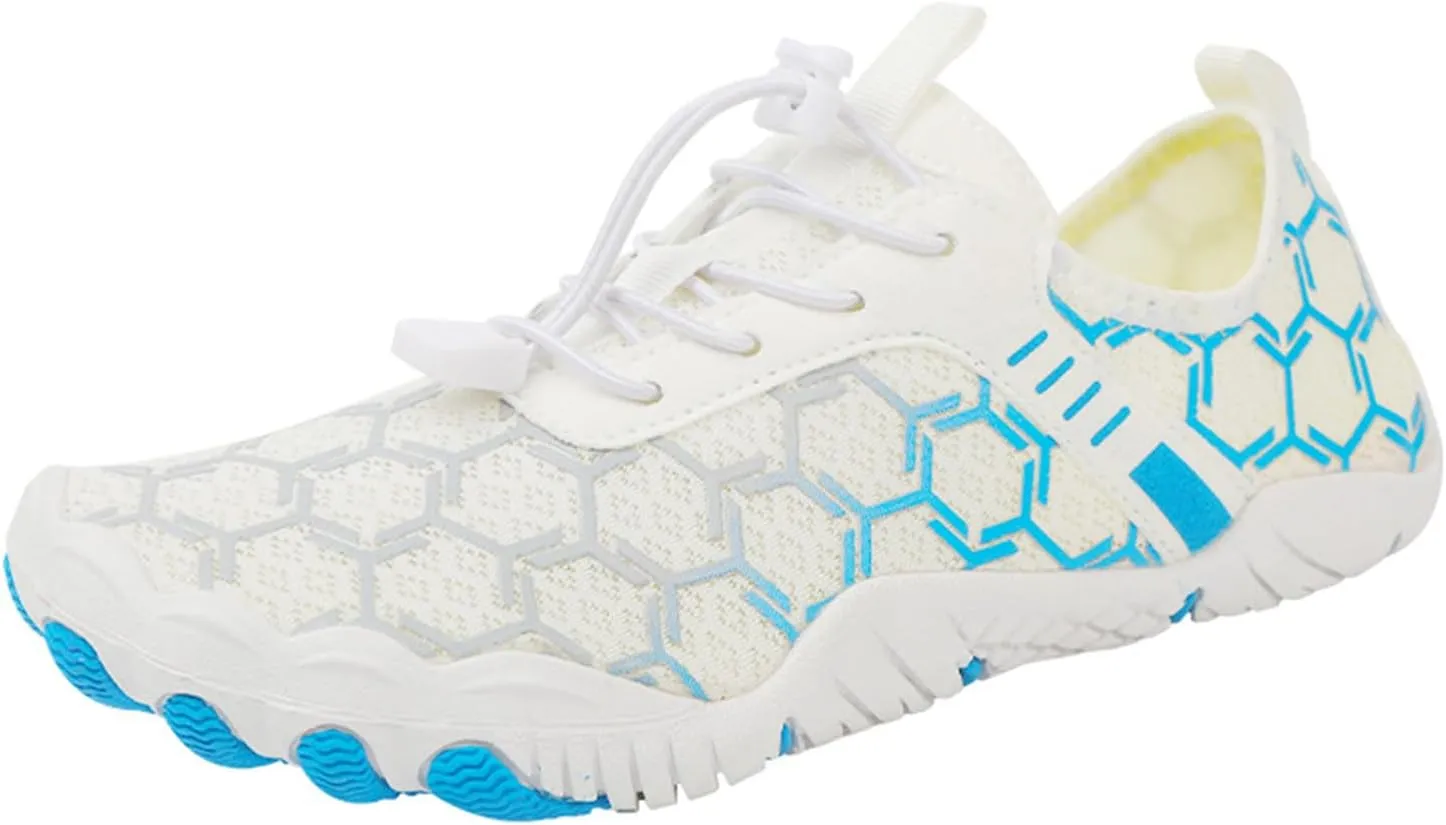 Mmoneyake Mens Womens Athletic Hiking Water Shoes Unisex Hike Barefoot Shoes Quick Drying Beach Aqua Shoes Travel Trekking Walking Climbing Sneakers Lightweight Outdoor Footwear