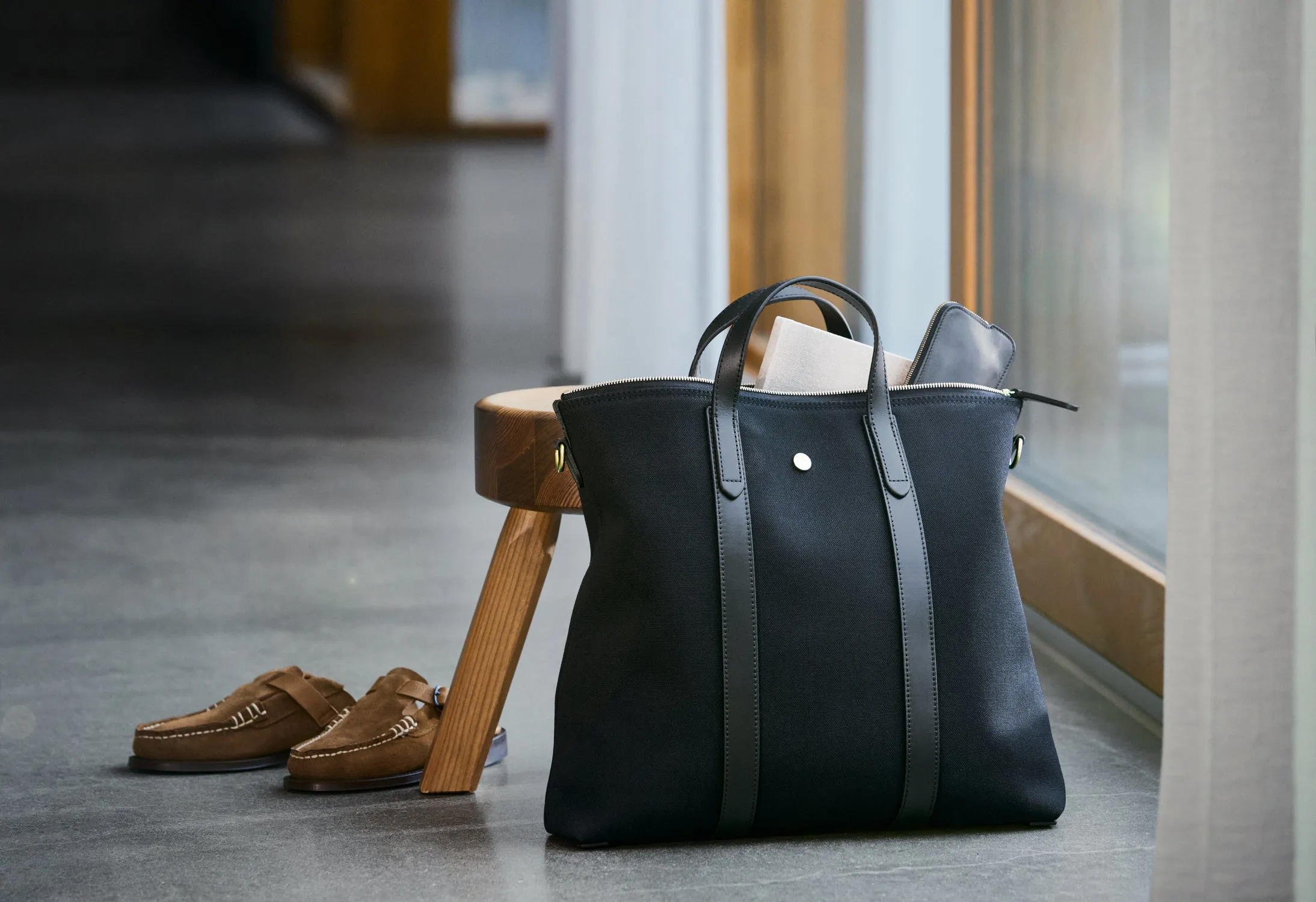 M/S Mate - Pioneer Blue/Cuoio