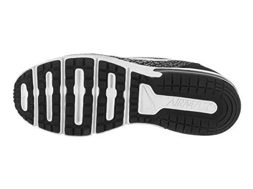NIKE WOMENS AIR MAX SEQUENT 2 BLACK/WHITE/DARK GREY RUNNING SHOE 9 WOMEN US