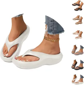 Orthopedic Sandals for Women 2025 Summer Casual Open Toe Beach Vacation Shoes Trendy Comfortable Slip on Sandal