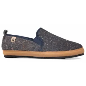 Padders Mens Slipper Jarvis Navy Tweed