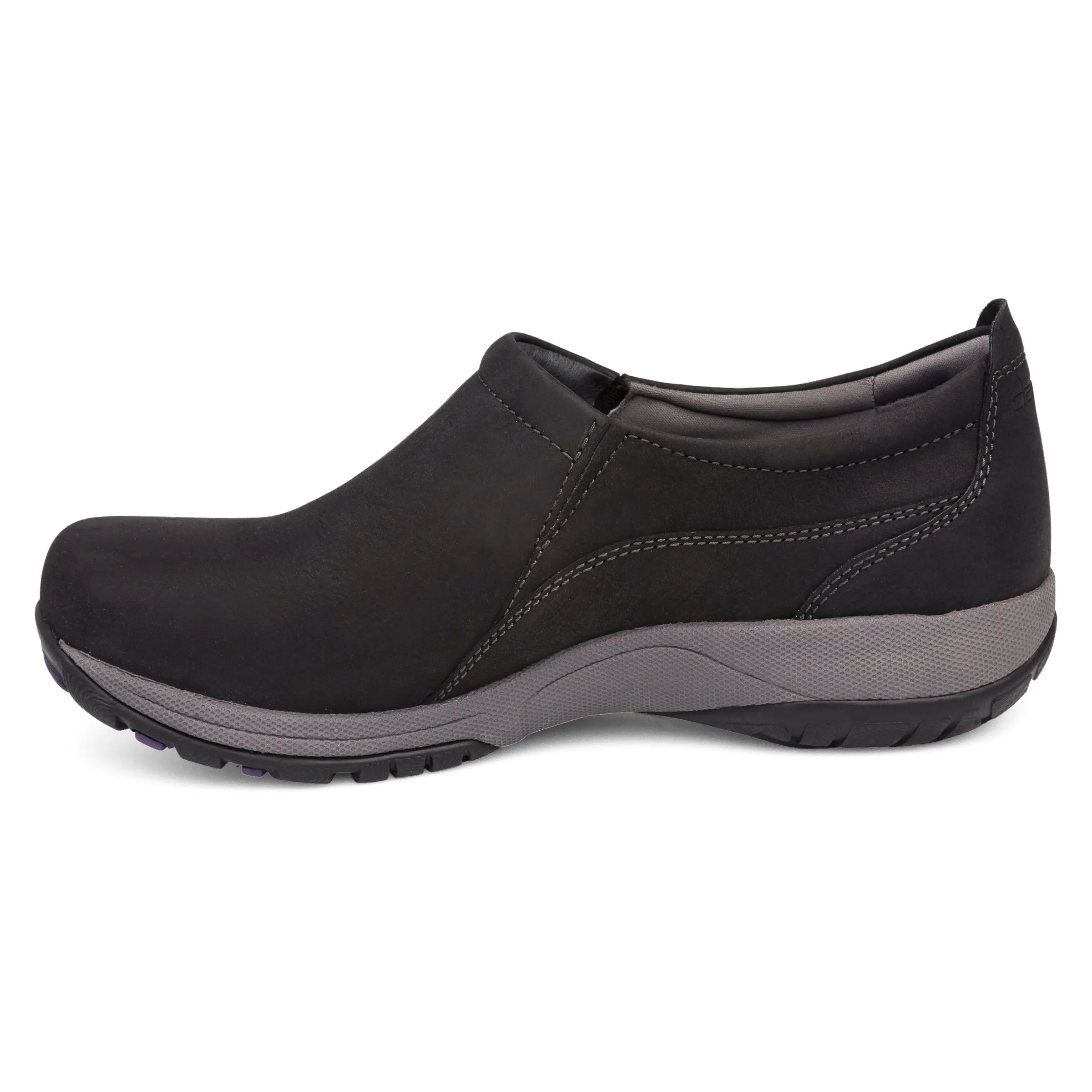 Patti Black Milled Nubuck