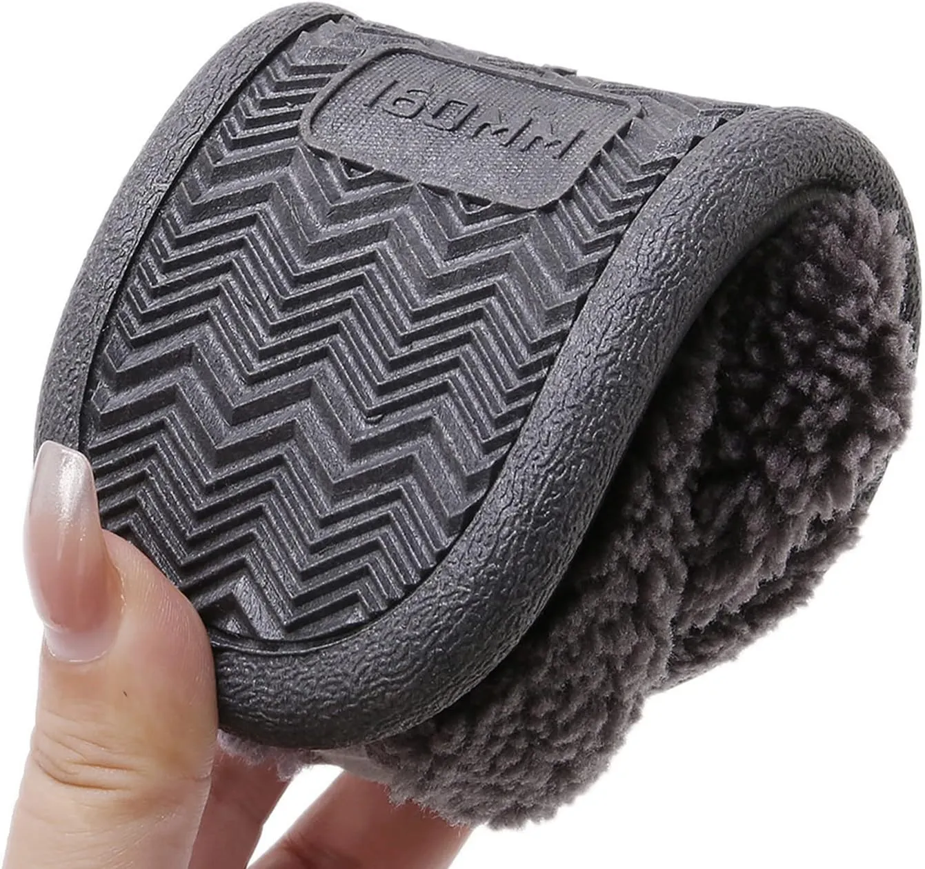 RVROVIC Boys Girls House Warm Slippers Fuzzy Winter Soft Slippers for Kids Fleece Non-slip Toddler Home Indoor Shoes