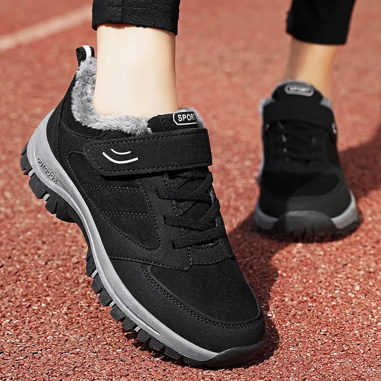 Snow Shoes for Men Womens Winter Non-Slip Work Boots for Men Waterproof Ankle Booties