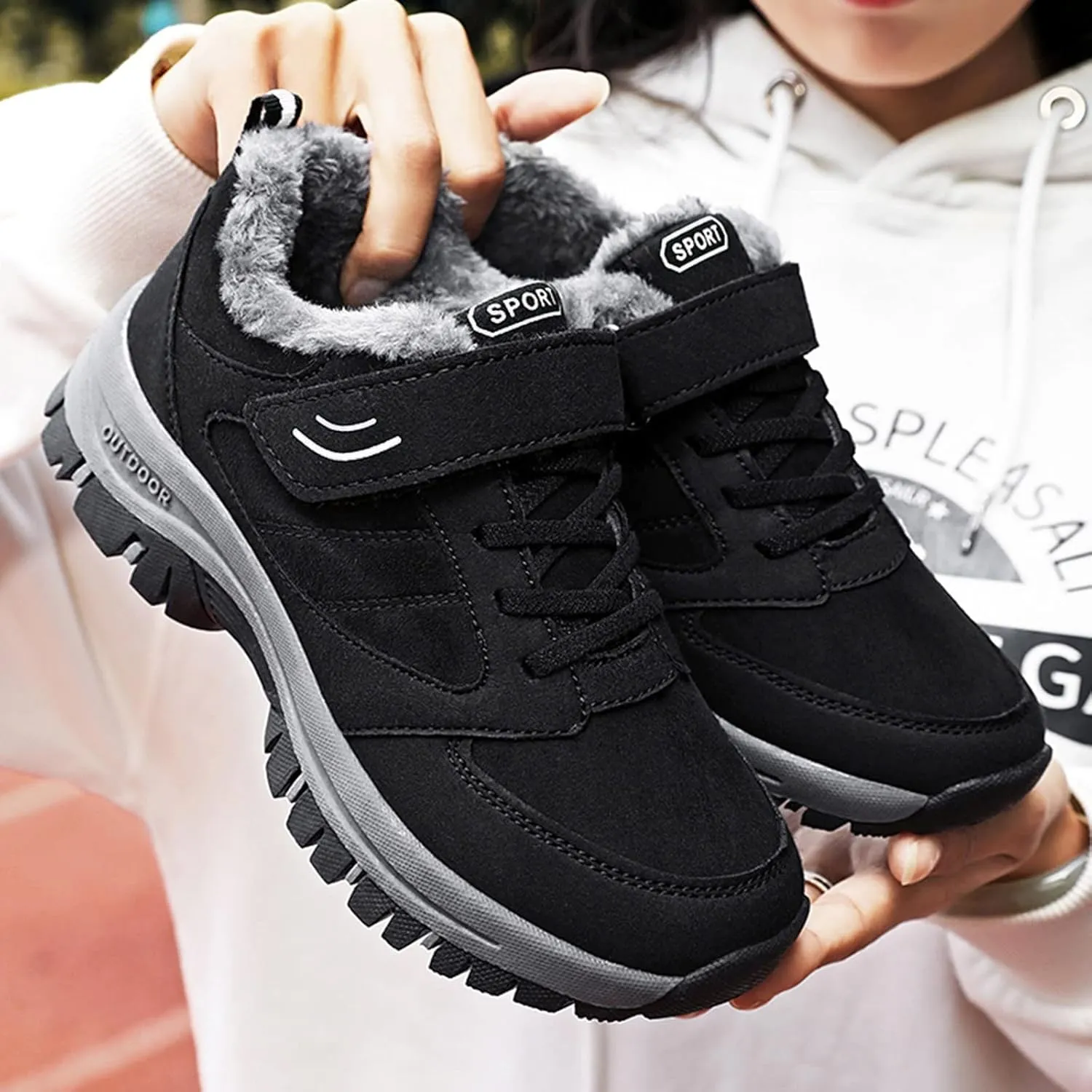 Snow Shoes for Men Womens Winter Non-Slip Work Boots for Men Waterproof Ankle Booties