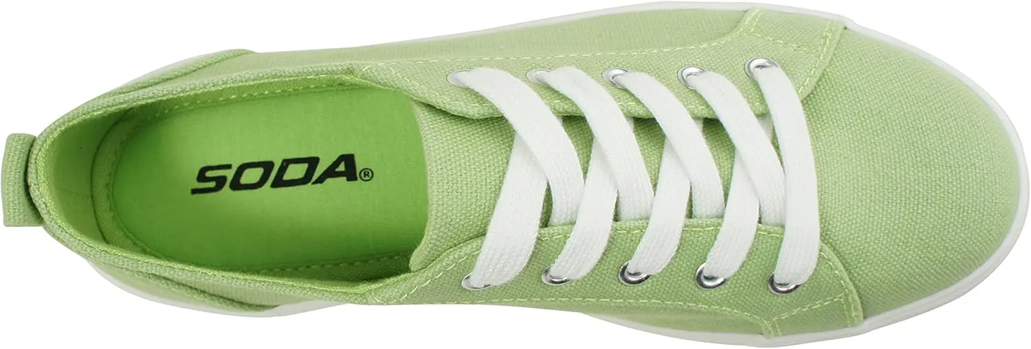 Soda Petal ~ Women Double Deck Bottom Sole Fashion Sneakers with Padded Comfortable Sock