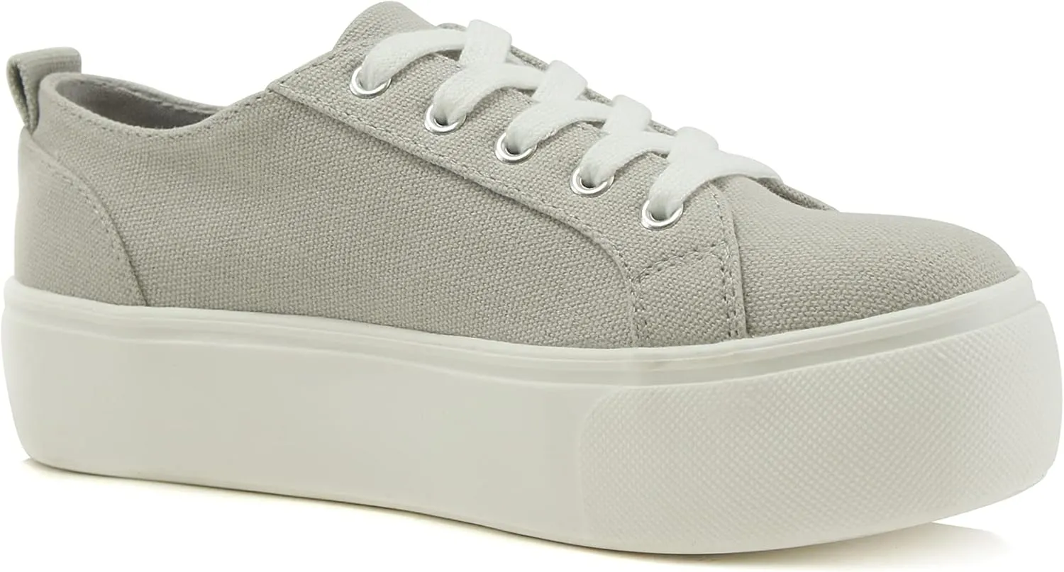 Soda Petal ~ Women Double Deck Bottom Sole Fashion Sneakers with Padded Comfortable Sock